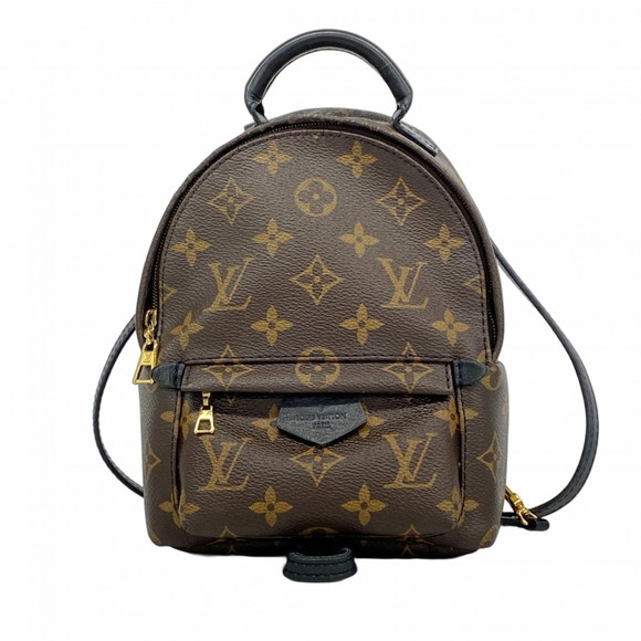 Louis Vuitton Monogram Palm Springs Backpack MINI M44873 Brown Women's Backpa... - Picture 1 of 12